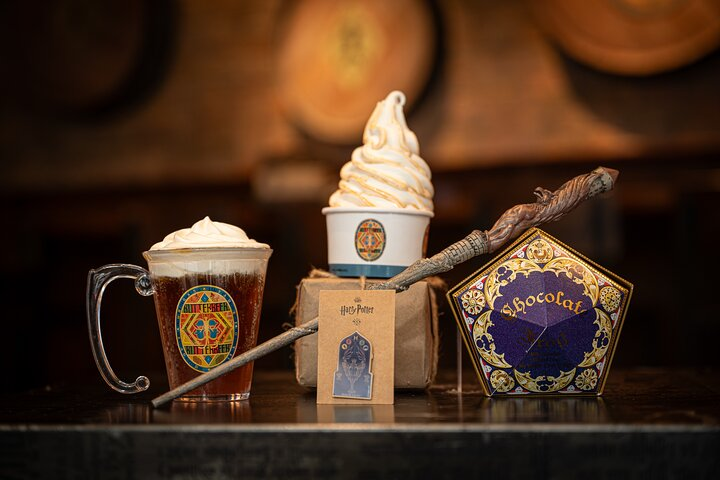 Dive into the magical world of Harry Potter with the exclusive Butterbeer Bundle featuring delightful treats and collectibles perfect for fans exploring New York City’s unique flagship store.